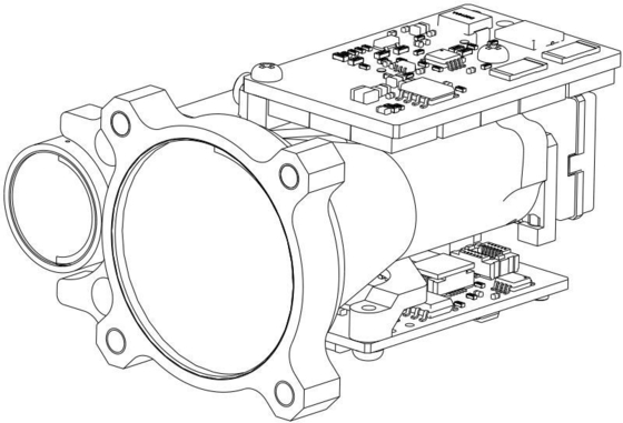 인간 눈 안전 레이저 거리 측정 모듈 RL4000